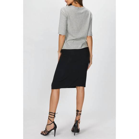 NEW HARRIS TAPPER knitted tee in grey - Picture 2 of 2